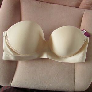 Pepper Beige Strapless Bra